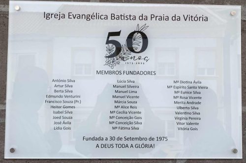 Cinquentenário - Placa