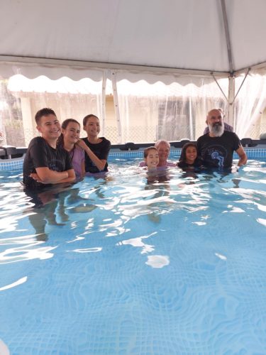 Batismos: Moisés, Miriam, Alana, Laila e Allana