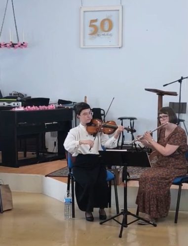 Culto de Comissão da Rebeca, com almoço de convívio