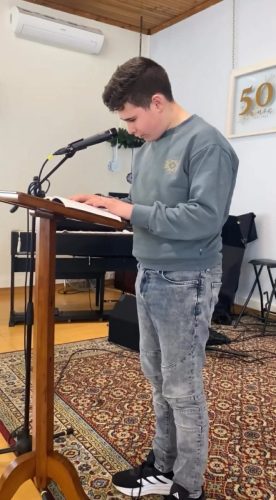 Lançamento da edição comemorativa do Novo Testamento - Leitura do Evangelho de João