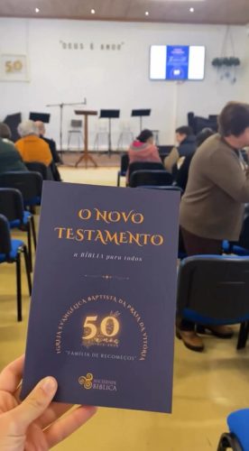 Lançamento da edição comemorativa do Novo Testamento - Leitura do Evangelho de João